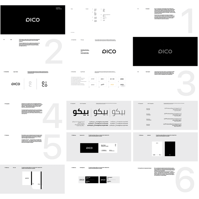 Typography guidelines for English and Arabic scripts.